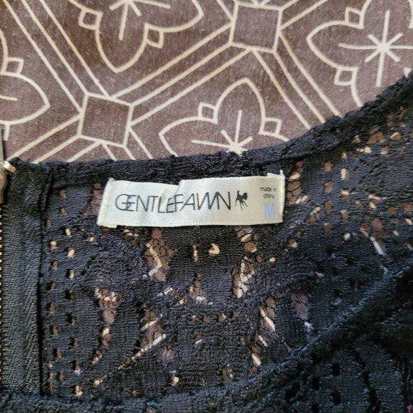 NWOT Gentle Fawn Lace Mini Dress Embroidered Medium - Picture 2 of 6